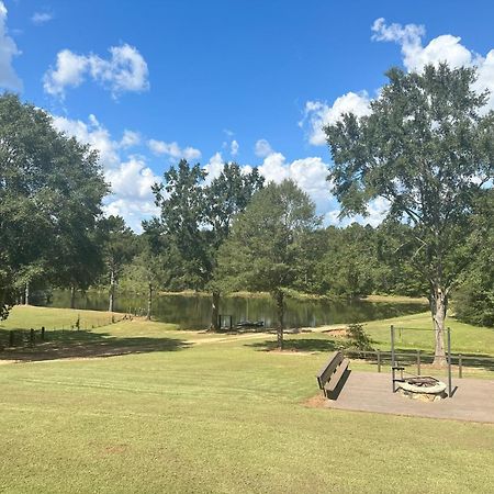 Refuge Ranch Retreat Log Cabin Lake 53+ Acres Locust Grove Bagian luar foto