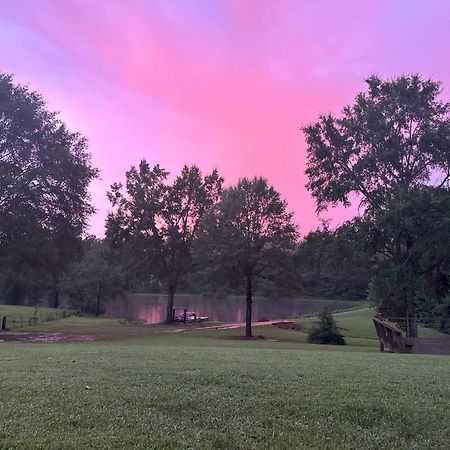 Refuge Ranch Retreat Log Cabin Lake 53+ Acres Locust Grove Bagian luar foto