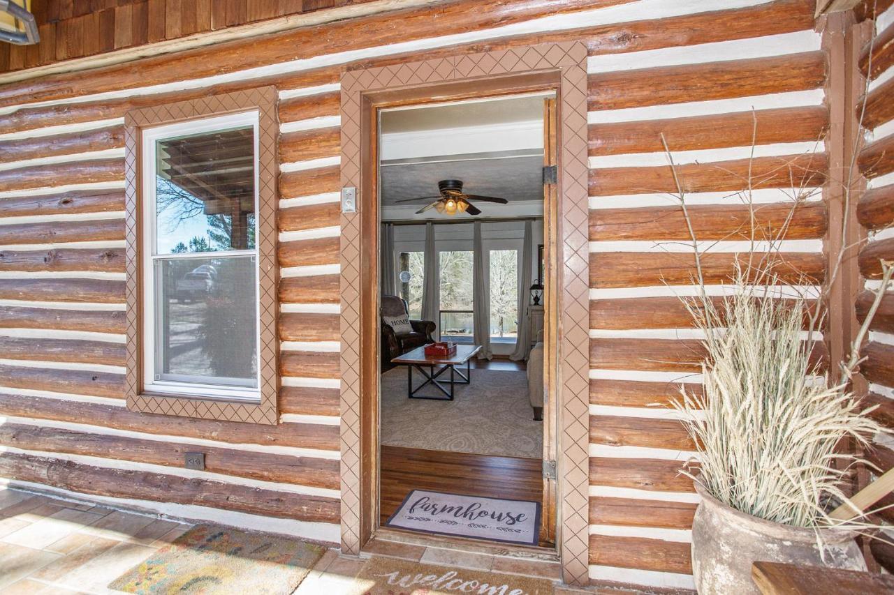 Refuge Ranch Retreat Log Cabin Lake 53+ Acres Locust Grove Bagian luar foto