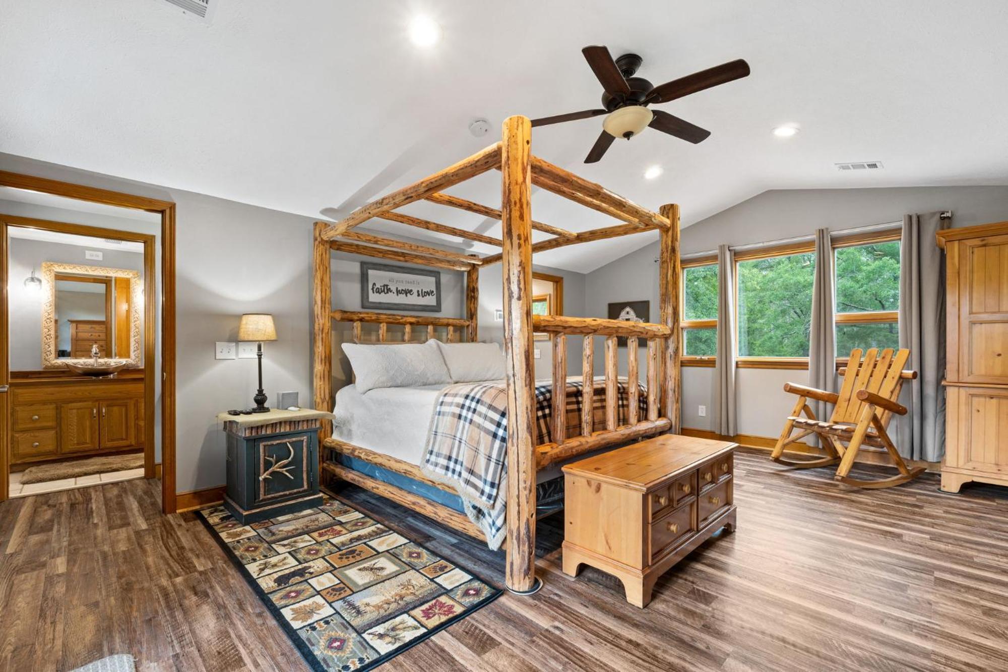Refuge Ranch Retreat Log Cabin Lake 53+ Acres Locust Grove Bagian luar foto